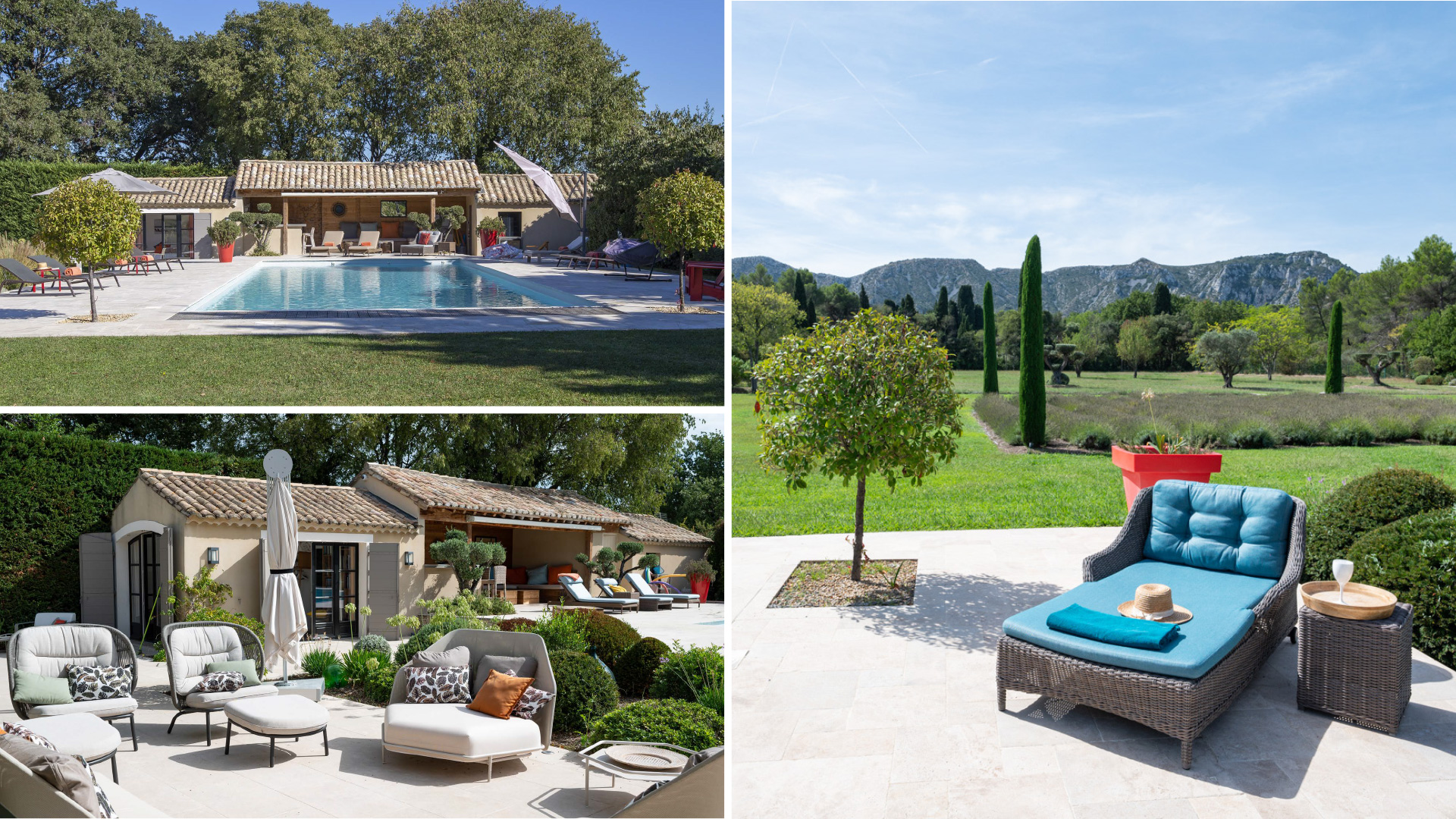 piscine privée jardins luxuriants luxe provence