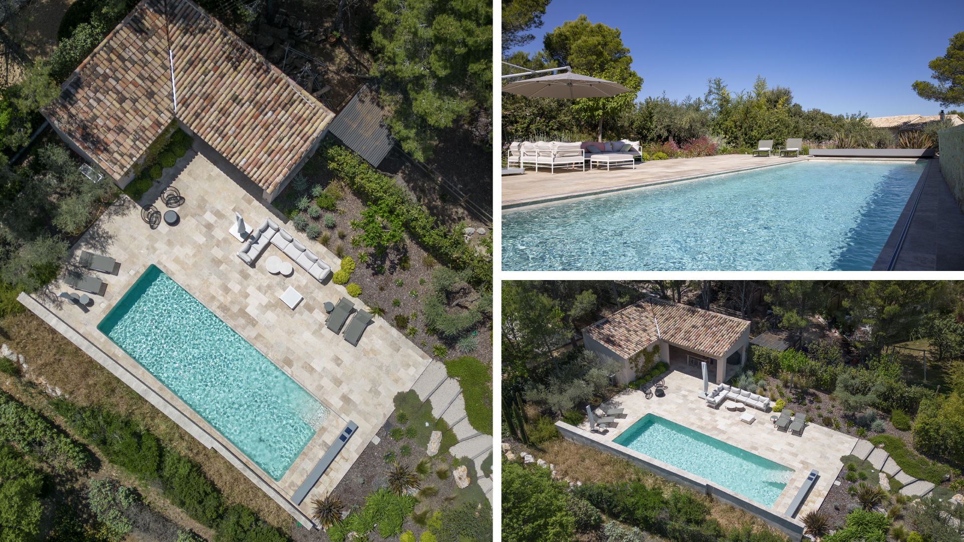 Rent private pool lush gardens luxury Provence