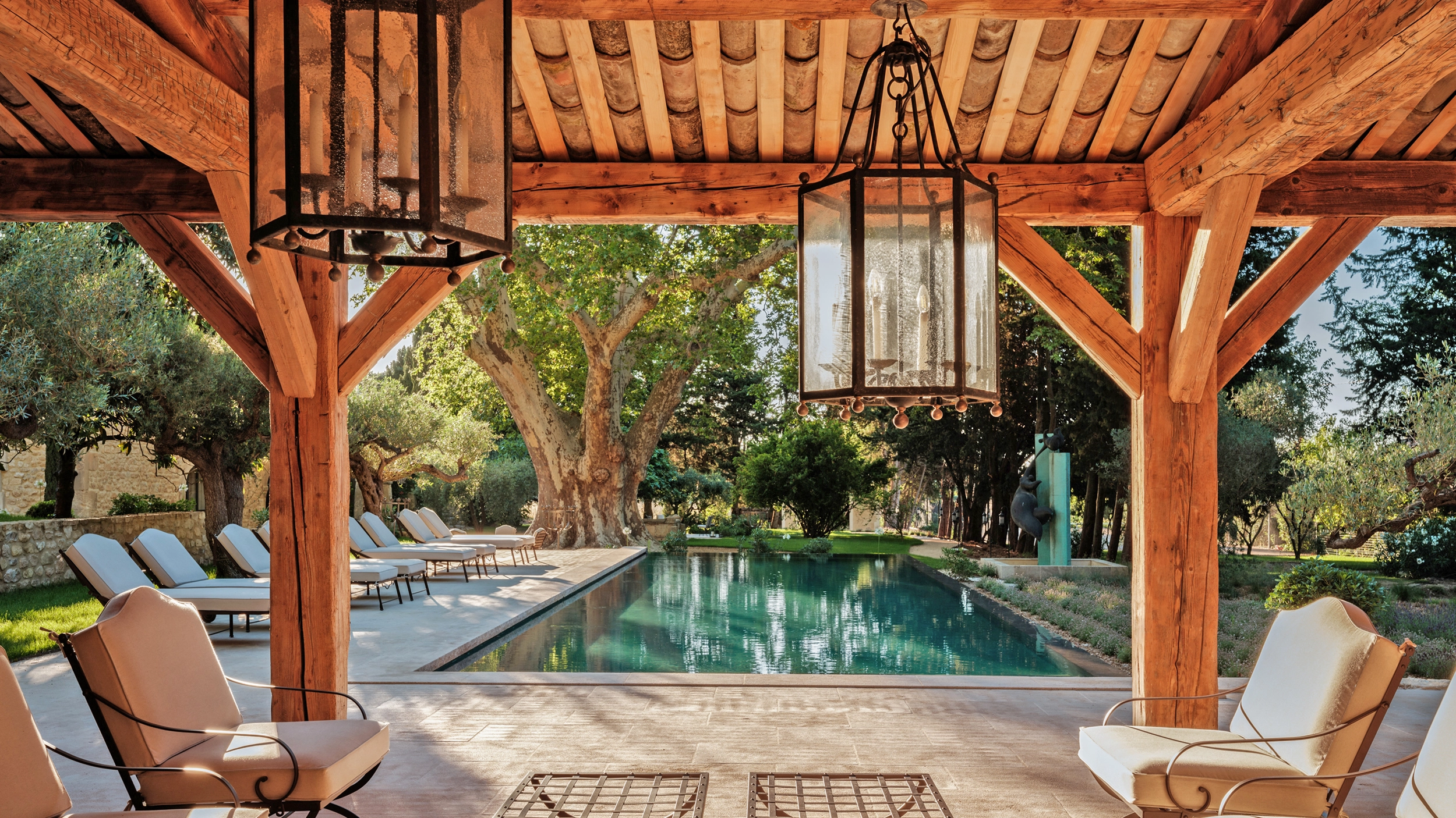 villa luxe piscine provence